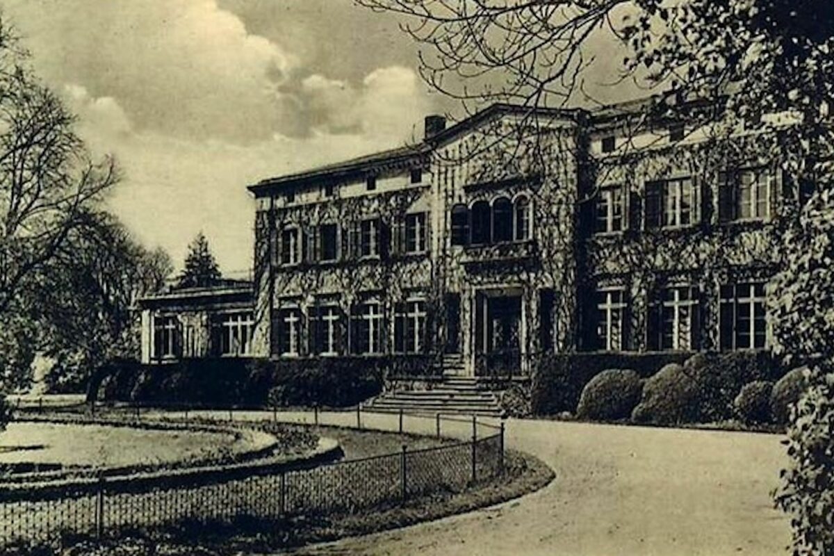 pałac w Udaninie 1935 rok